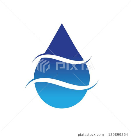 Water drop Logo Template vector Water drop Logo Template vector 129899264