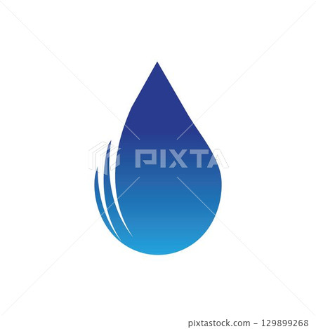 Water drop Logo Template vector 129899268