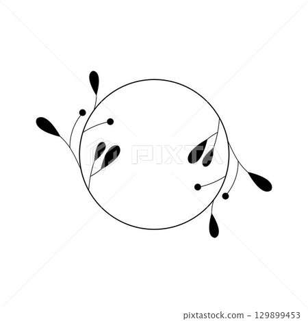 Beauty florist vector icon design template Beauty florist vector icon design template 129899453