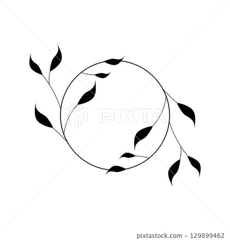 Beauty florist vector icon design template 129899462