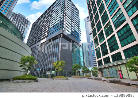 Shiodome Mega Complex Shiosite Skyscrapers 129899885