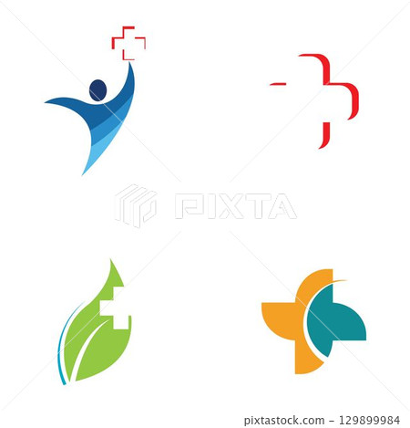 Health Medical Logo template vector illustration design 129899984
