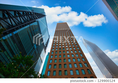 Shiodome Mega Complex Shiosite Skyscrapers 129900124