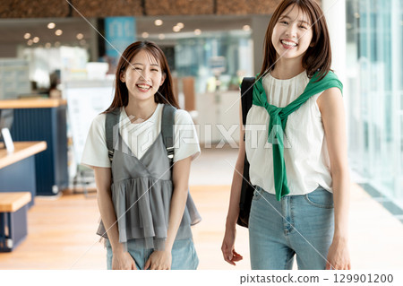 Female college student campus life lifestyle 129901200