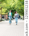 大學校園女大學生跑步 129901238