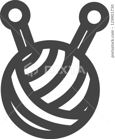 家用電器和其他物品的線條畫圖示紗線 129901730