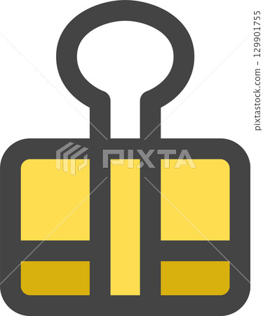 彩色學校用品相關單一圖示剪輯藝術 129901755