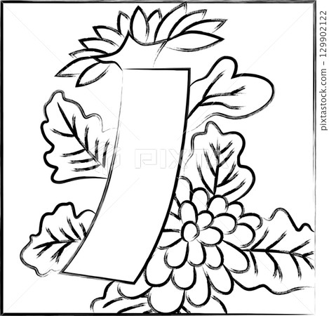 方形手寫花札:長月、菊花、藍色短卡。九月:菊花、藍色短卡。 方形手寫花札:長月、菊花、藍色短卡。九月:菊花、藍色短卡。 129902122