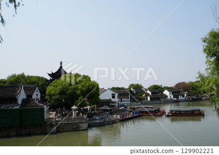 Suzhou, Shantang Street, China Suzhou, Shantang Street, China 129902221