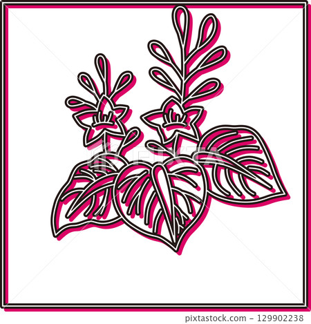 Color Shadow Square Hanafuda Cards - December, Paulownia, Paulownia Leaves Color Shadow Square Hanafuda Cards - December, Paulownia, Paulownia Leaves 129902238