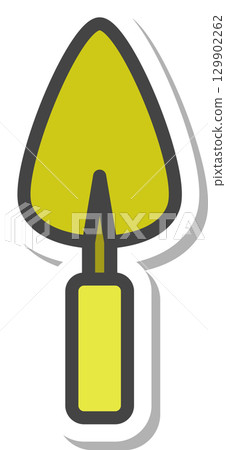 貼紙工具相關單一圖示鏟子 129902262