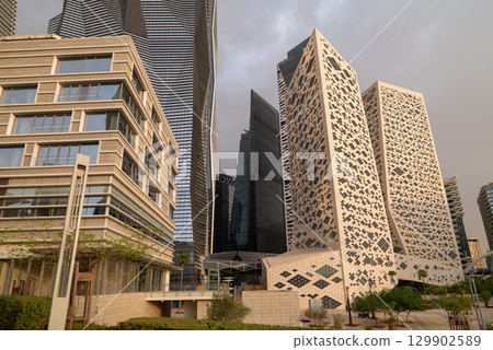 Modern Skyscrapers in KAFD, Riyadh. Modern Skyscrapers in KAFD, Riyadh. 129902589