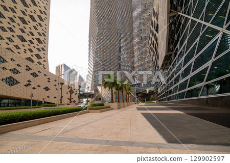 Modern Skyscrapers in KAFD, Riyadh. 129902597