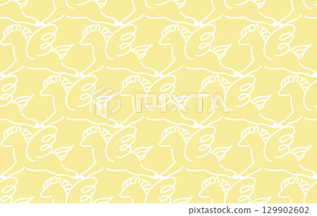 飛馬圖案黃色 129902602