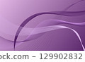 purple business lines wave curves on soft gradient abstract background 129902832
