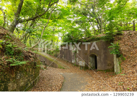 上見坂庭園:砲台遺跡 上見坂庭園:砲台遺跡 129903239