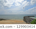 鳩間島奈良里海灘的海岸風光，眺望廣闊的東海 129903414