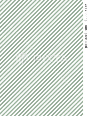 Diagonal stripes, simple background illustration, moss green, dull green, olive, vertical vector, flyer material 129903436