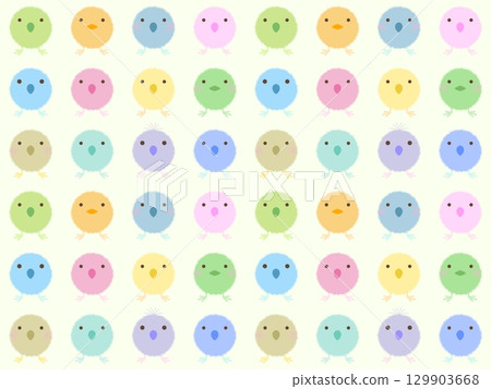 小雞無縫圖案 A-2' 129903668