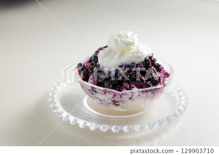 台灣藍莓刨冰 台灣藍莓刨冰 129903710