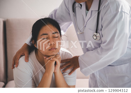 Hand and deep empathy, doctor offers medicine, support and hope to every patient, building trust through compassionate health care in clinic, hospital setting true care and medicals restore health. Hand and deep empathy, doctor offers medicine, support and hope to every patient, building trust through compassionate health care in clinic, hospital setting true care and medicals restore health. 129904312