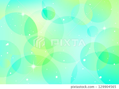 Abstract background with refreshing light blue and green light shining. A4 size, landscape. 129904565