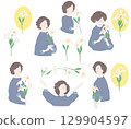 百合花與夫人 129904597