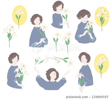 百合花與夫人 百合花與夫人 129904597