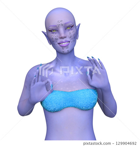 Female alien 129904692