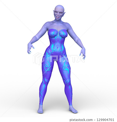 Female alien 129904701