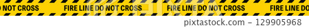 無縫防火帶、火災現場警示設計、背景資料 129905968