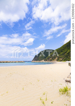 Sasuura Komodahama Beach, the site of the Mongol invasion 129906482