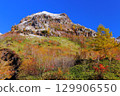 燒嶽山腰的紅葉與初雪 129906550