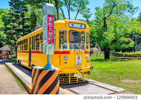 位於東京小金井市的江戶東京建築園（都電7500系列） 129906603