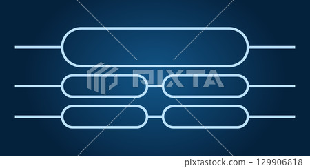 Quiz question contest background with trivia game show menu template multiple choice test interface frame answer buttons challenge bar ui retro competition design 129906818