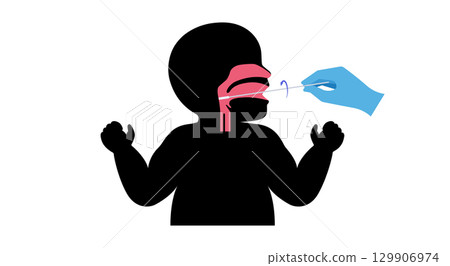 Swab throat procedure 129906974
