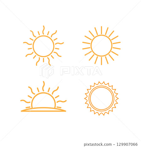 sun ilustration design sun ilustration design 129907066