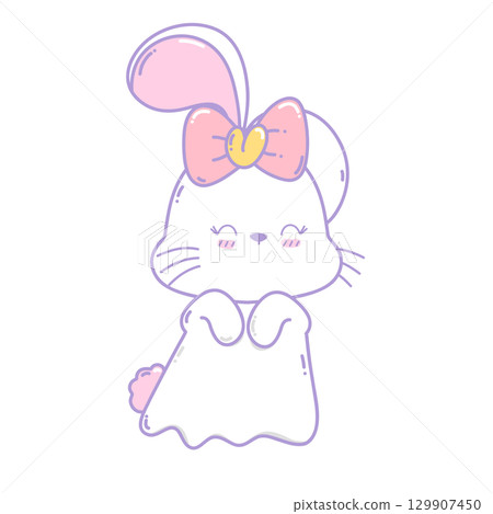 Bunny Halloween  129907450