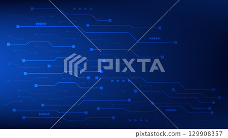 hi tech circuit board background. futuristic graphic lines decoration hi tech circuit board background. futuristic graphic lines decoration 129908357