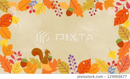 Fall background illustration Fall background illustration 129908677