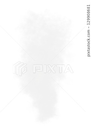 Dense white steam or smoke cloud isolated on transparent background realistic heavy vapor or pollution texture effect Dense white steam or smoke cloud isolated on transparent background realistic heavy vapor or pollution texture effect 129908681