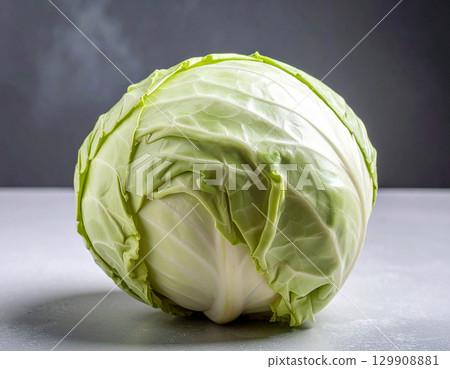 剛採摘的秋季蔬菜（高麗菜） 129908881