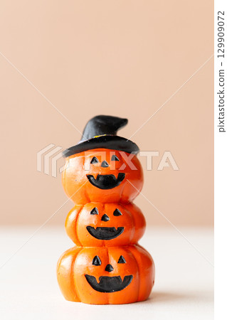Halloween Holiday Pumpkin Figurine Decoration Halloween Holiday Pumpkin Figurine Decoration 129909072
