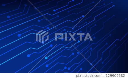 circuit board background. blue abstract futuristic lines pattern with blue light circuit board background. blue abstract futuristic lines pattern with blue light 129909682
