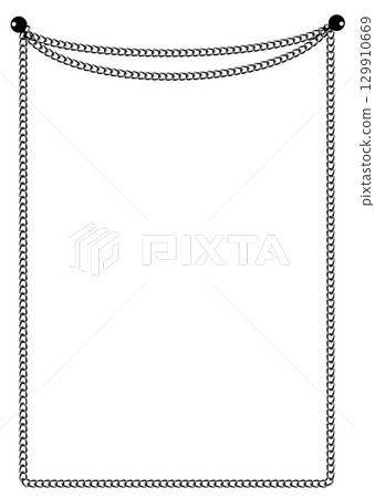 鏈條圖案畫筆 鏈條圖案畫筆 129910669