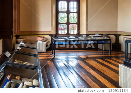 Santarem, Brazil - Dec 18, 2024: Joao Fona Cultural Center in Santarem, Brazil. Museum that has archaeological ceramics 129911184