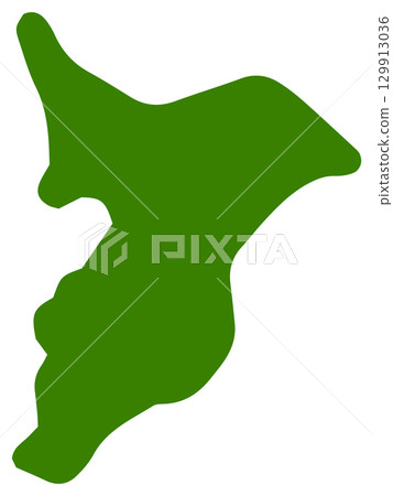 千葉縣的手繪隨意地圖插圖 129913036