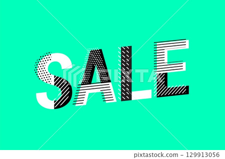 Sale banner template design. Special offer. Vector illustration. 129913056