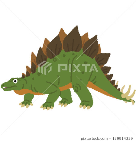 Illustration of Stegosaurus 129914339