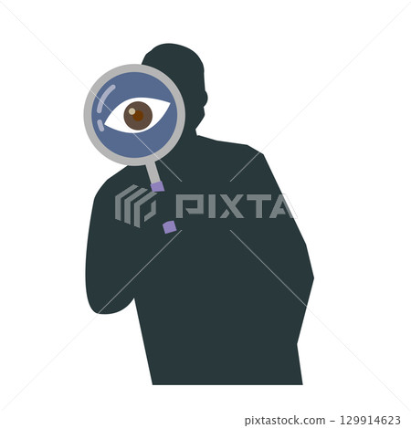 偷窺狂與偷窺的插圖 偷窺狂與偷窺的插圖 129914623